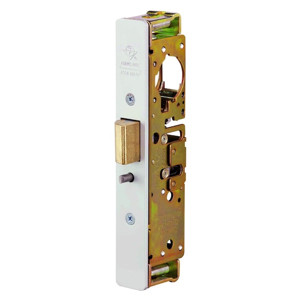 Heavy Duty Deadlatch, Flat Faceplate, 1-1/2 In. Backset, 2-5/8 In. Flat Mortised Strike, LH or RHR,